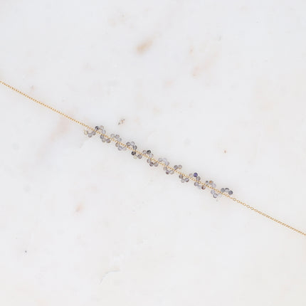 Bracelet - Zigzag of natural stones