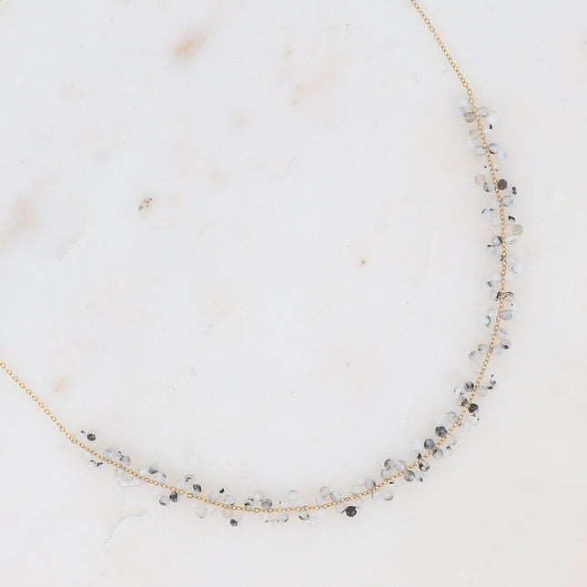 Collier - Zigzag de pierres naturelles