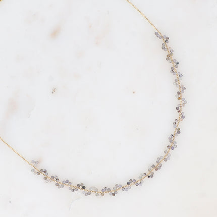 Collier - Zigzag de pierres naturelles