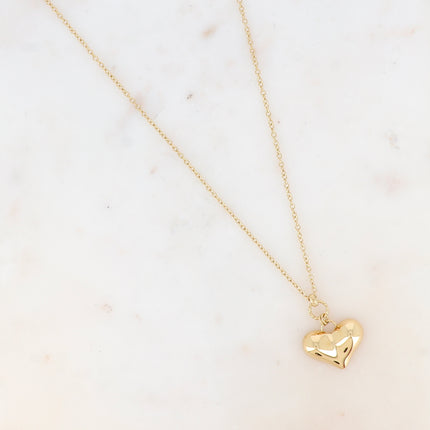 Sautoir - pendentif coeur bombé