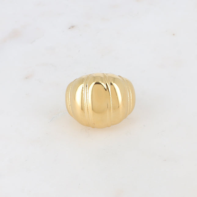 Bague - forme bombée effet coquillage