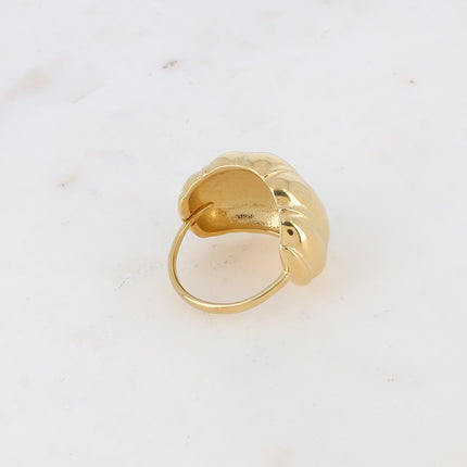 Bague - forme bombée effet coquillage