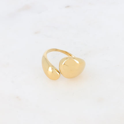 Bague ouverte - formes entrelacées