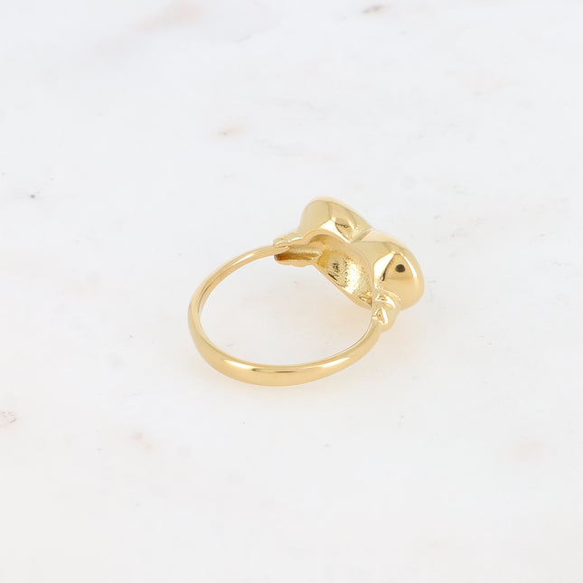 Bague - coeur lisse