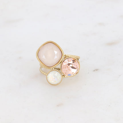 Bague Trilogie - cristaux Swarovski®