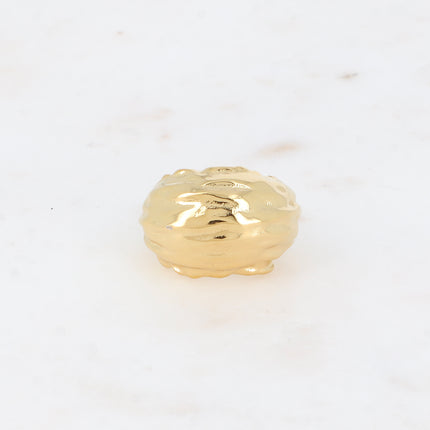 Bague - forme ovale texturée