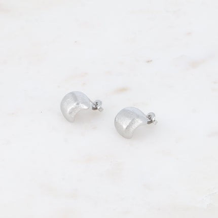 Boucles Noelle - carré bombé effet brossé mat