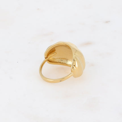 Bague - anneau effet coquillage