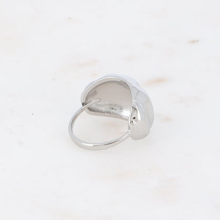 Bague - anneau effet coquillage
