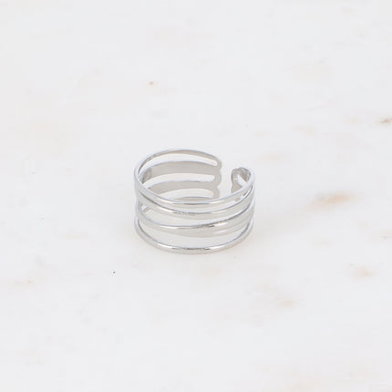 Bague - 5 anneaux entrelacés