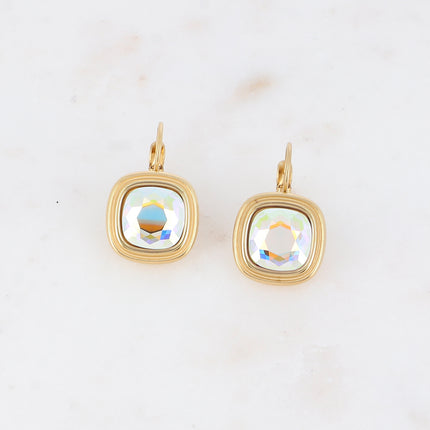 Boucles dormeuses Arwen - cristaux Swarovski® 10mm