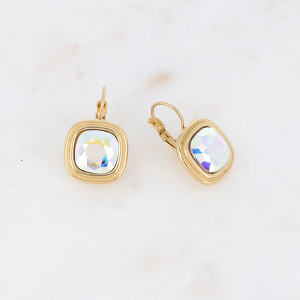 Boucles dormeuses Arwen - cristaux Swarovski® 10mm