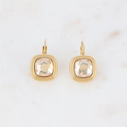 Boucles dormeuses Arwen - cristaux Swarovski® 10mm