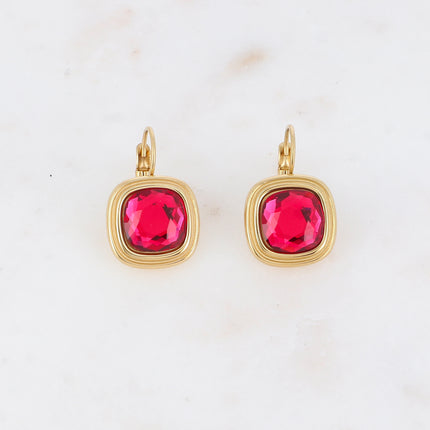 Boucles dormeuses Arwen - cristaux Swarovski® 10mm