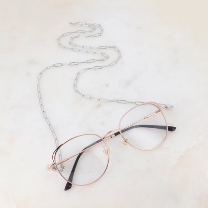 Chaîne de lunettes - maille ovale allongée