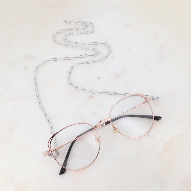 Chaîne de lunettes - maille ovale allongée