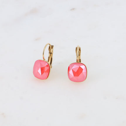 Boucles Béa - cristaux Swarovski® 4470 10mm