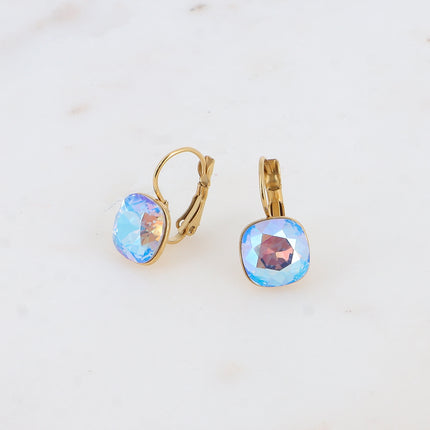 Boucles Béa - cristaux Swarovski® 4470 10mm