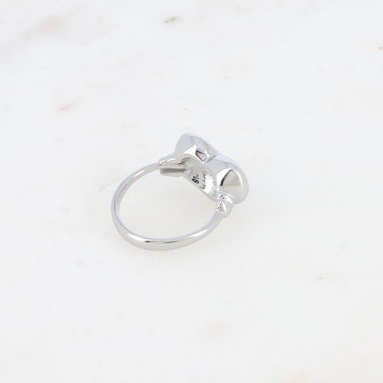 Bague - coeur lisse