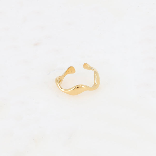 Bague Vanya - anneau ondulé