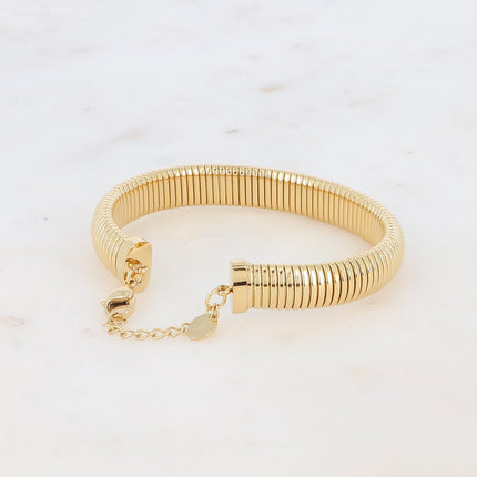 Jonc Bonie M - maille épaisse 10mm avec chaînette