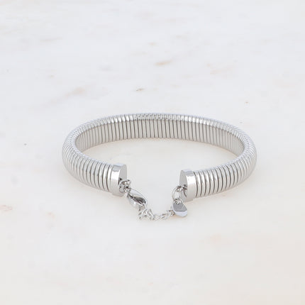 Jonc Bonie M - maille épaisse 10mm avec chaînette