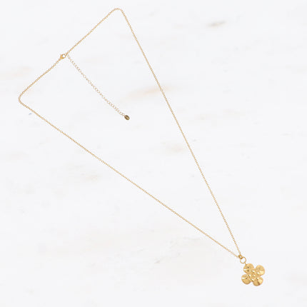 Sautoir - pendentif fleur