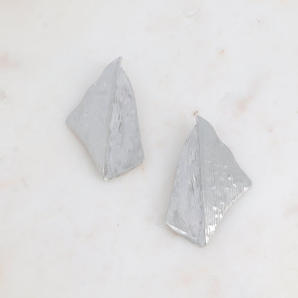 Boucles puces - grande pièce effet pliée et texturée