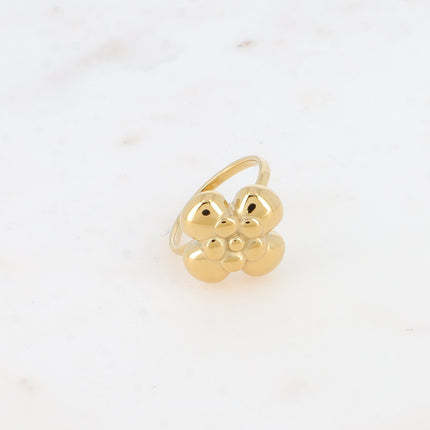 Bague fine - motif fleur