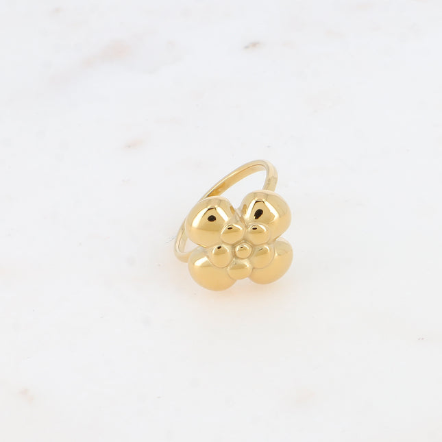 Bague fine - motif fleur