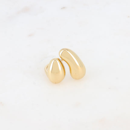 Bague ouverte - double ovale