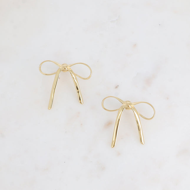 Boucles puces Shanya - noeud papillon 39 x 37mm