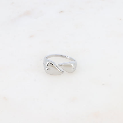 Bague ouverte - feuilles