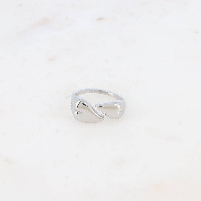 Bague ouverte - feuilles