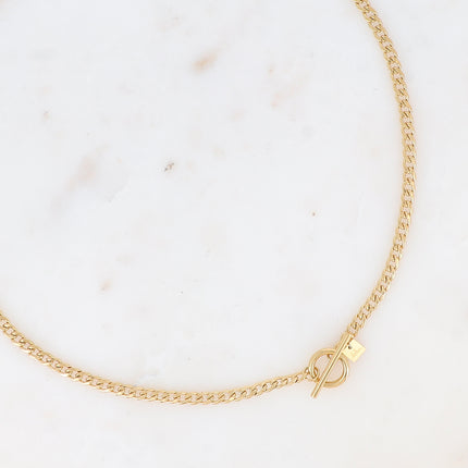 Collier - maille gourmette et fermoir cabillot 45CM