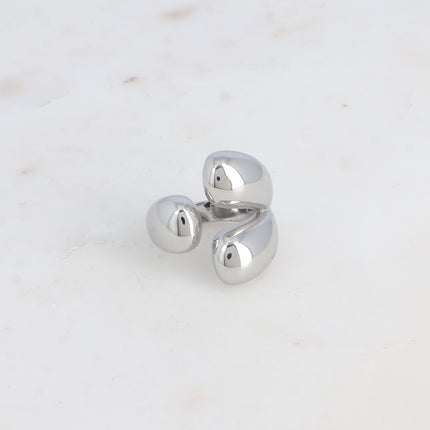 Bague ouverte Francia - 3 boules