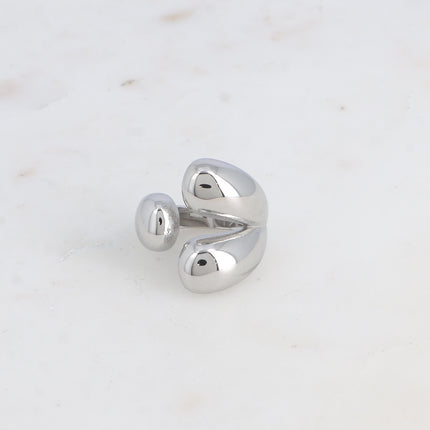 Bague ouverte Francia - 3 boules
