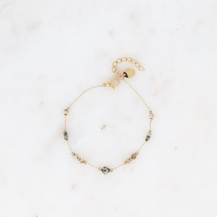 Bracelet Meglanie - fin avec pierres naturelles