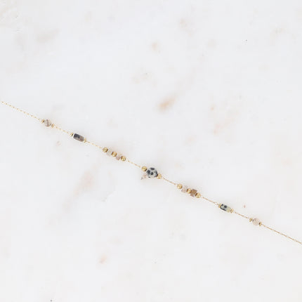 Bracelet Meglanie - fin avec pierres naturelles