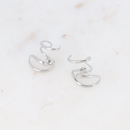 Siriana lobe cuff - wavy line