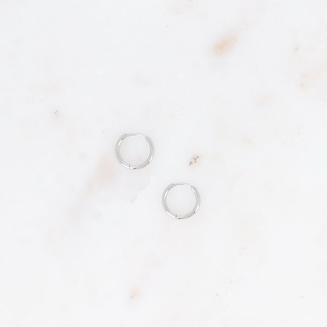Mini créoles - anneau rond classique 10,5mm
