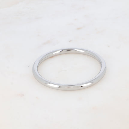 Jonc Lucianna - anneau fermé lisse, 6,1 x 6,2cm, épaisseur 6mm