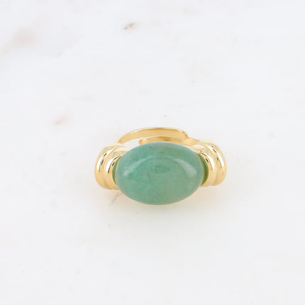 Bague Claryssia - pierre naturelle ovale