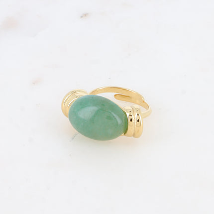 Bague Claryssia - pierre naturelle ovale