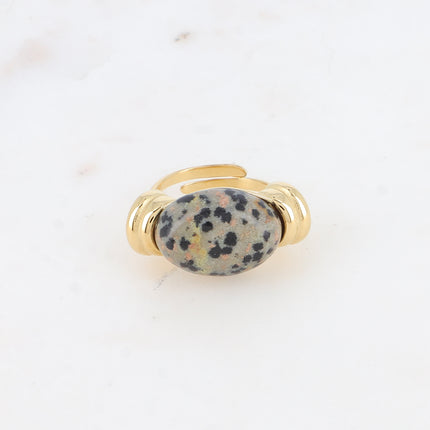 Bague Claryssia - pierre naturelle ovale