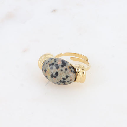 Bague Claryssia - pierre naturelle ovale