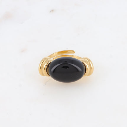 Bague Claryssia - pierre naturelle ovale