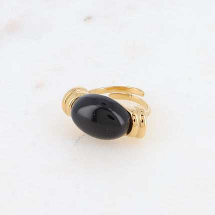 Bague Claryssia - pierre naturelle ovale