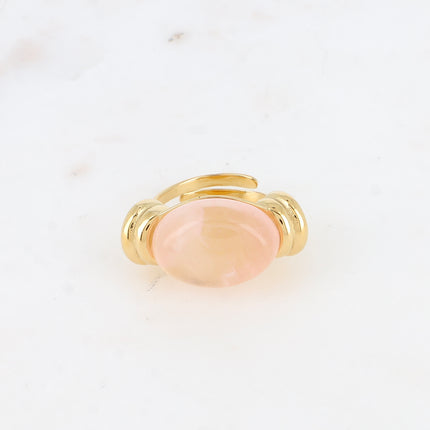 Bague Claryssia - pierre naturelle ovale
