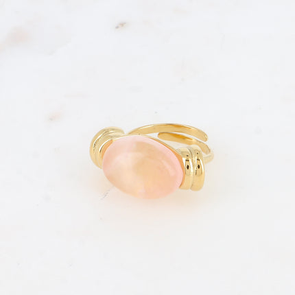 Bague Claryssia - pierre naturelle ovale